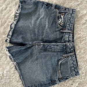 The GRLFRND Jean shorts
